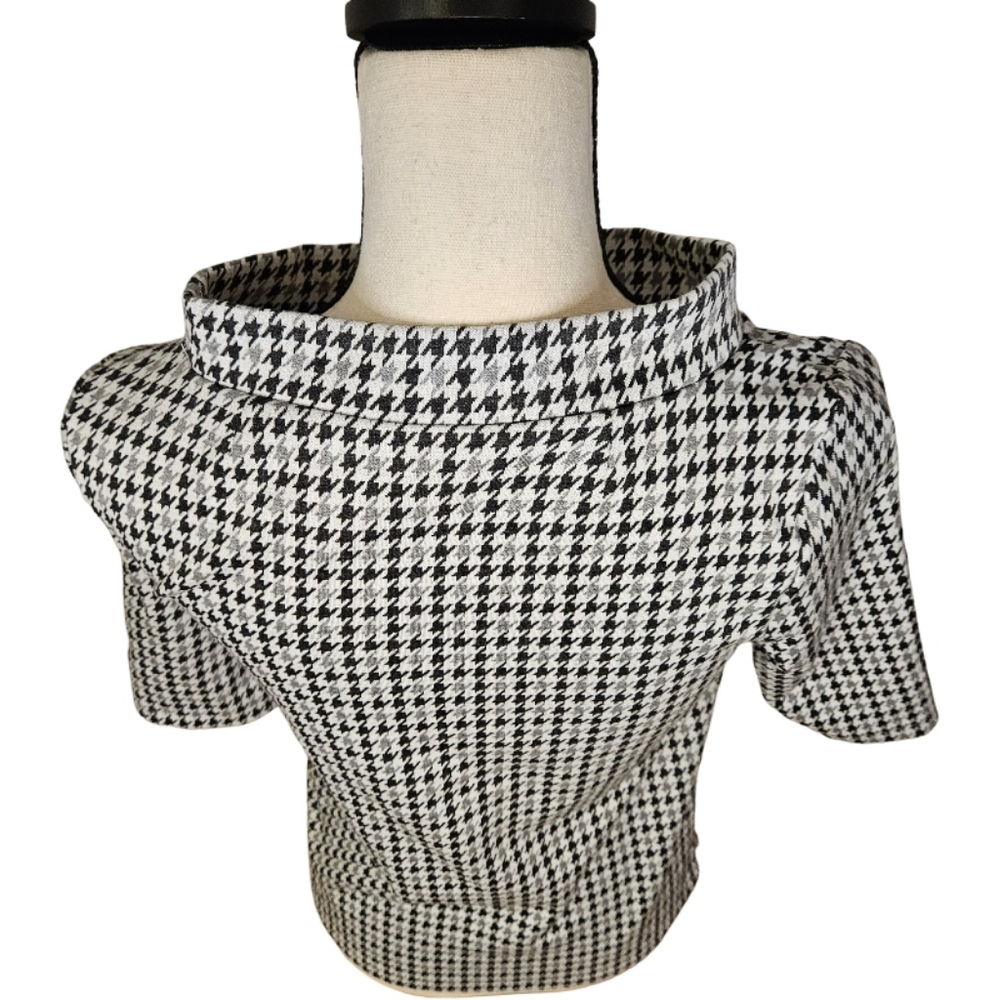 NWT - Ann Taylor Factory Black and Gray Top - Picture 7 of 10